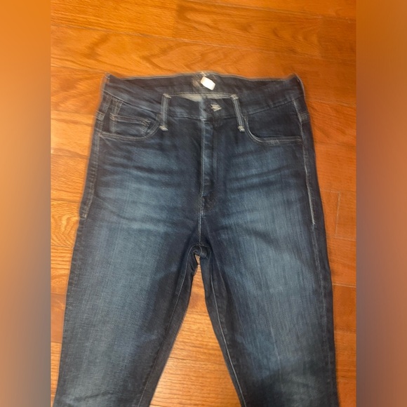 New! MOTHER High Waisted Ankle Fray Jeans in Enchanted 👖size 29 - Picture 11 of 14